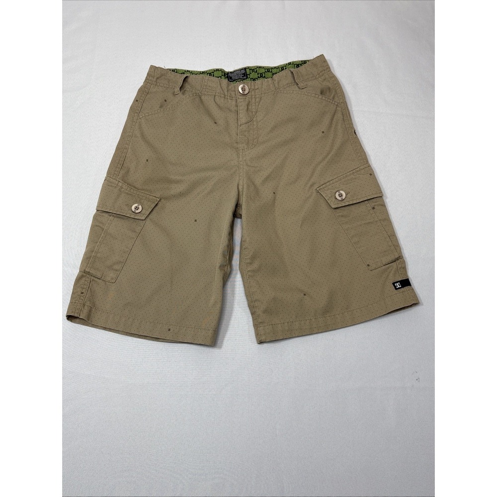 Y2K DC Shoes Mens Tan  Baggy Shorts 28 Skateboarding‎ Casual Workwear